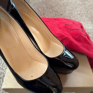 Christian Louboutin Black Patent heels